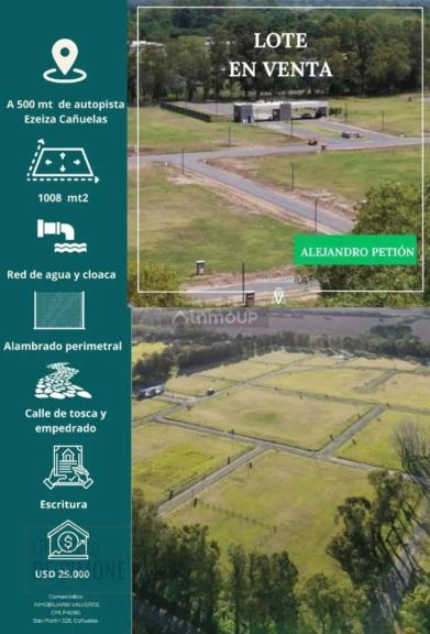 Terreno en Venta en Cañuelas, G.B.A. Zona Sur