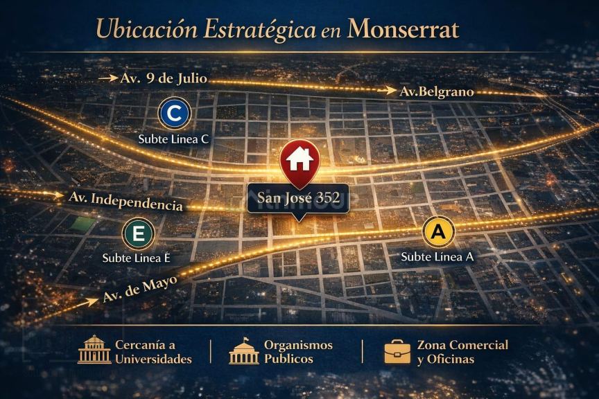 Oficina en Venta en Monserrat, Capital Federal