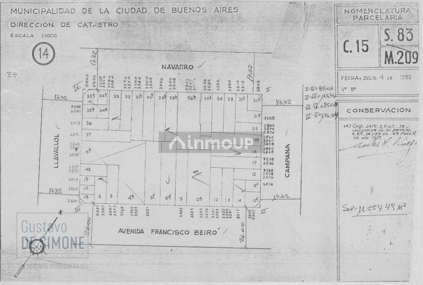 Terreno en Venta en Villa Devoto, Capital Federal