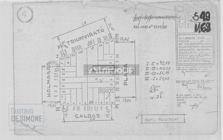 Terreno en Venta en Villa Ortuzar, Capital Federal