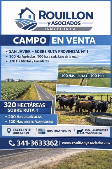 Campo en Venta en La Capital, Santa Fe