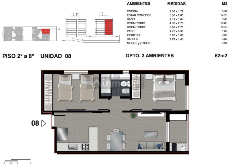 Departamento en Venta en Rosario, Santa Fe