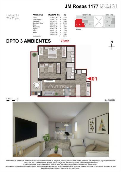 Departamento en Venta en Rosario, Santa Fe