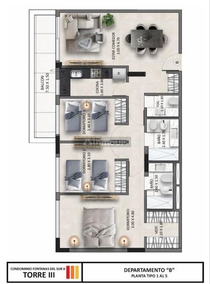 Departamento en Venta en Capital, Cordoba