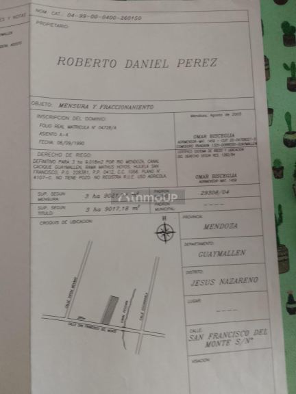 Lote en Venta en Guaymallen, Mendoza