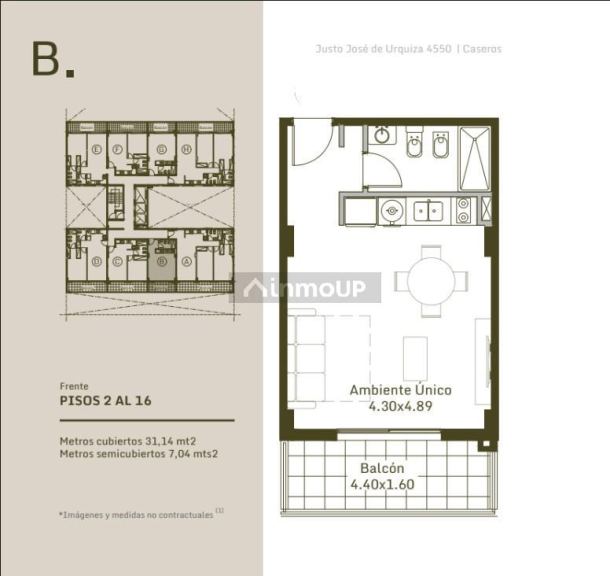 Departamento en Venta en Tres de Febrero, G.B.A. Zona Oeste