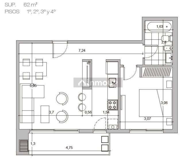 Departamento en Venta en Tigre, G.B.A. Zona Norte