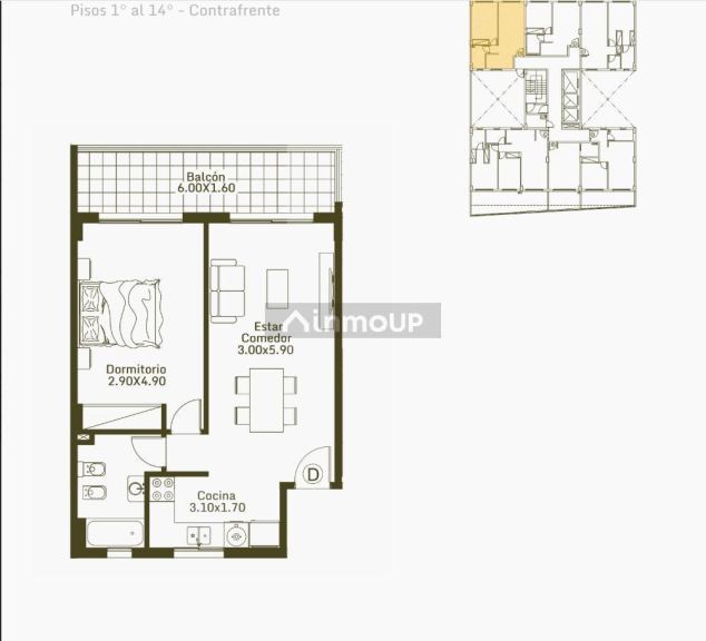 Departamento en Venta en Tres de Febrero, G.B.A. Zona Oeste