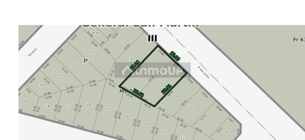Terreno en Venta en General San Martin, G.B.A. Zona Norte