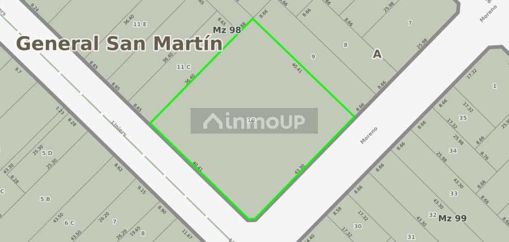 Terreno en Venta en General San Martin, G.B.A. Zona Norte