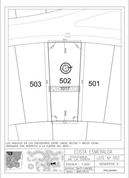 Terreno en Venta en De la Costa, Buenos Aires Costa Atlantica
