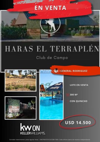 Terreno en Venta en General Rodriguez, G.B.A. Zona Oeste