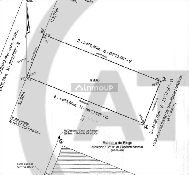 Terreno en Venta en San Rafael, Mendoza