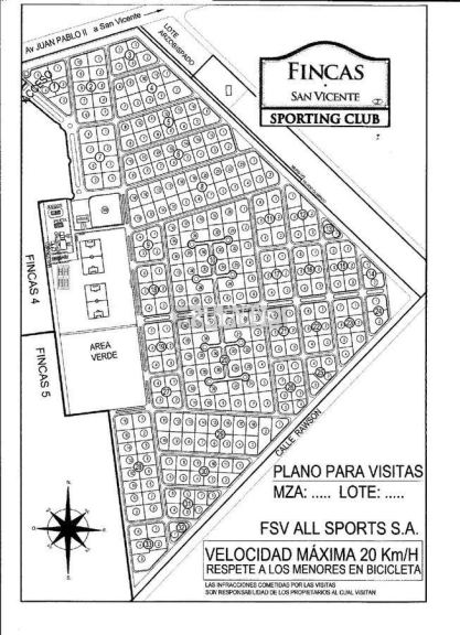 Terreno en Venta en San Vicente, G.B.A. Zona Sur