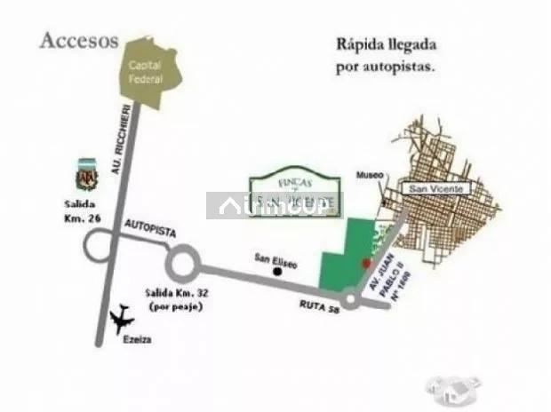 Terreno en Venta en San Vicente, G.B.A. Zona Sur