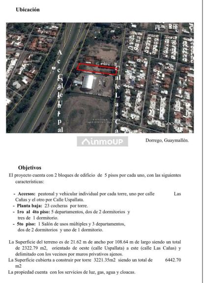 Terreno en Venta en Guaymallen, Mendoza