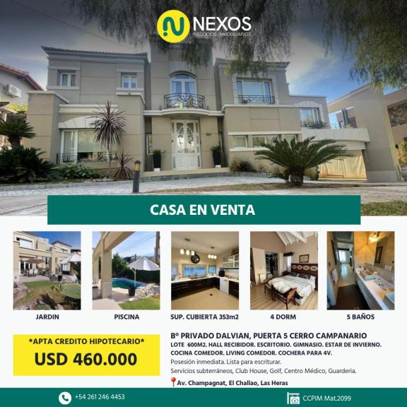 Casa en Venta en Capital, Mendoza