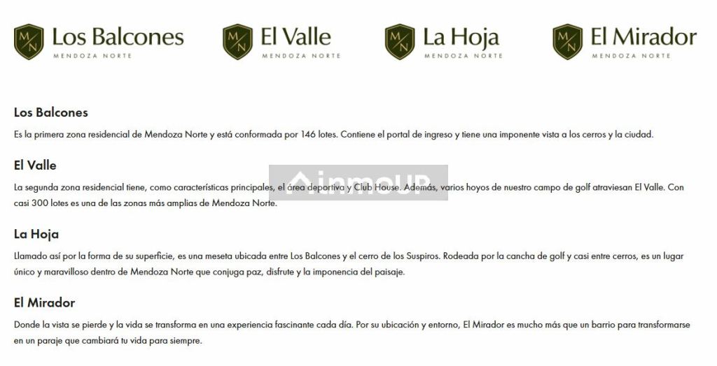 Lote en Venta en Las Heras, Mendoza