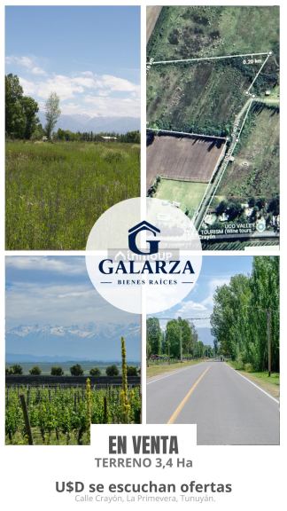 Terreno en Venta en Tunuyan, Mendoza