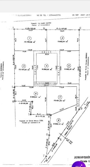 Terreno en Venta en San Javier, Cordoba
