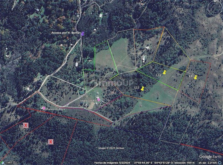 Terreno en Venta en Calamuchita, Cordoba