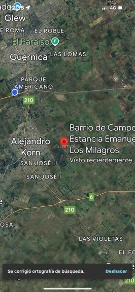 Terreno en Venta en San Vicente, G.B.A. Zona Sur