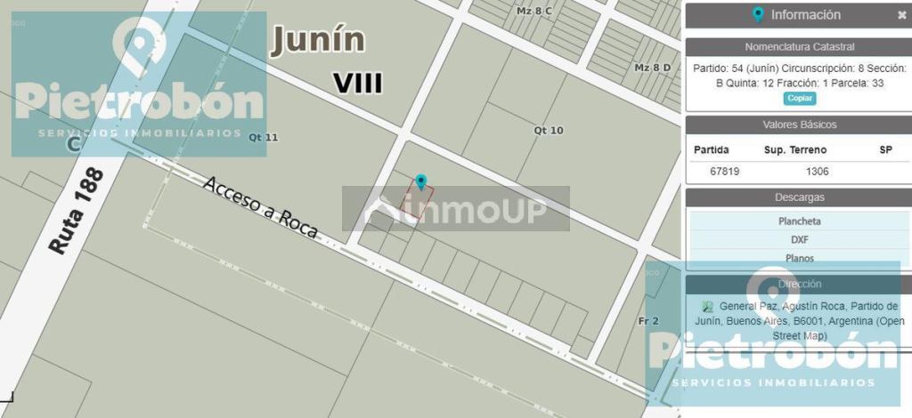 Terreno en Venta en Junin, Buenos Aires Interior