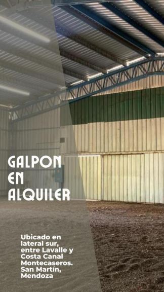 Galpon en Alquiler en San Martin, Mendoza