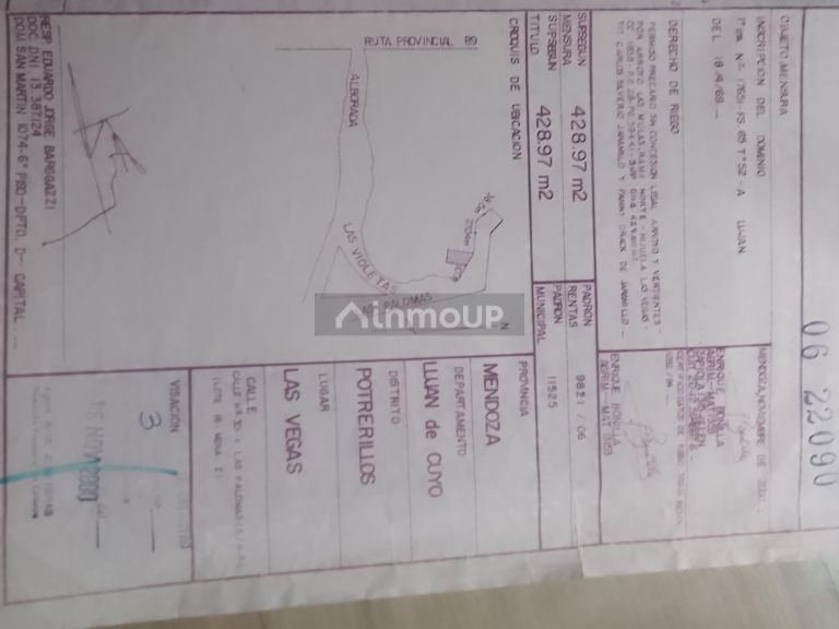 Lote en Venta en Lujan de Cuyo, Mendoza