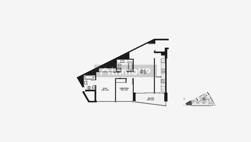 Departamento en Alquiler en Palermo, Capital Federal