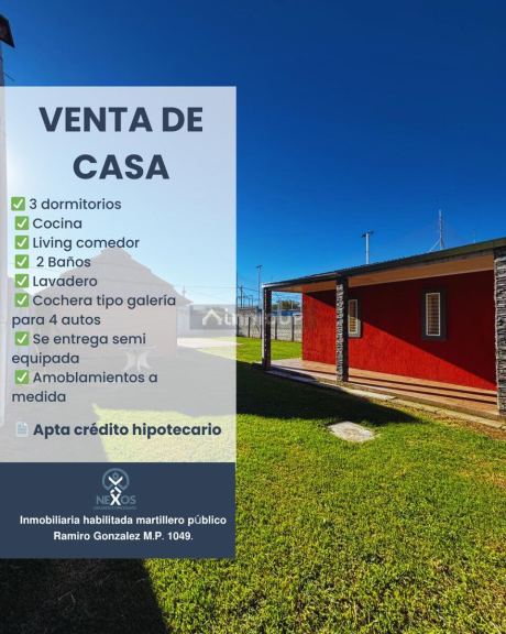 Casa en Venta en General Pedernera, San Luis
