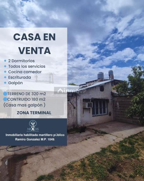 Casa en Venta en General Pedernera, San Luis