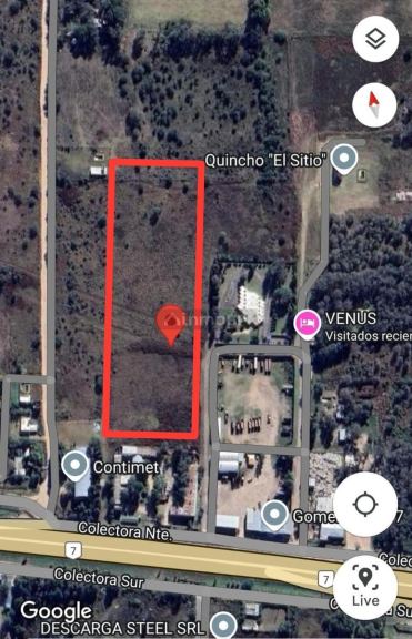 Terreno en Venta en General Pedernera, San Luis