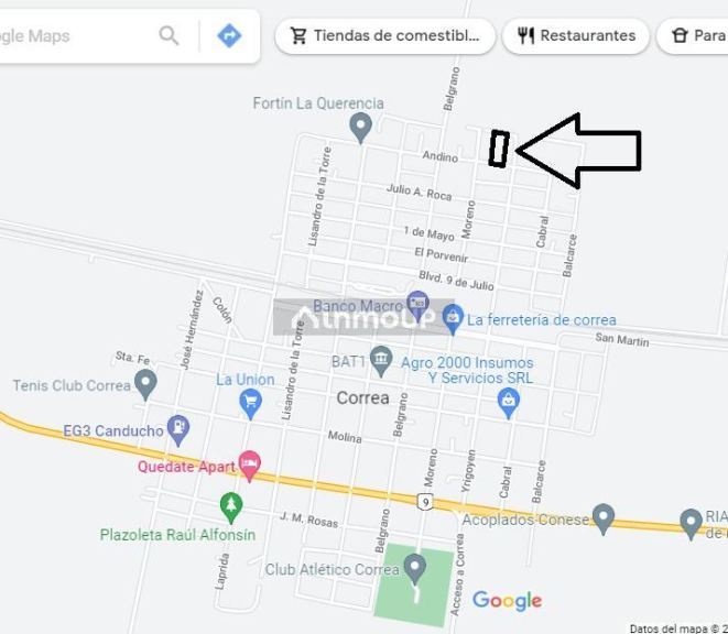 Terreno en Venta en Iriondo, Santa Fe
