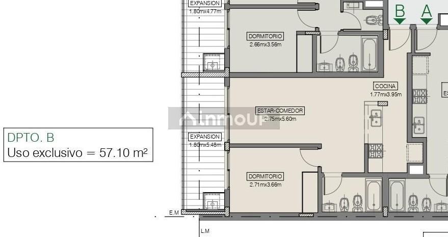 Departamento en Venta en Funes, Santa Fe