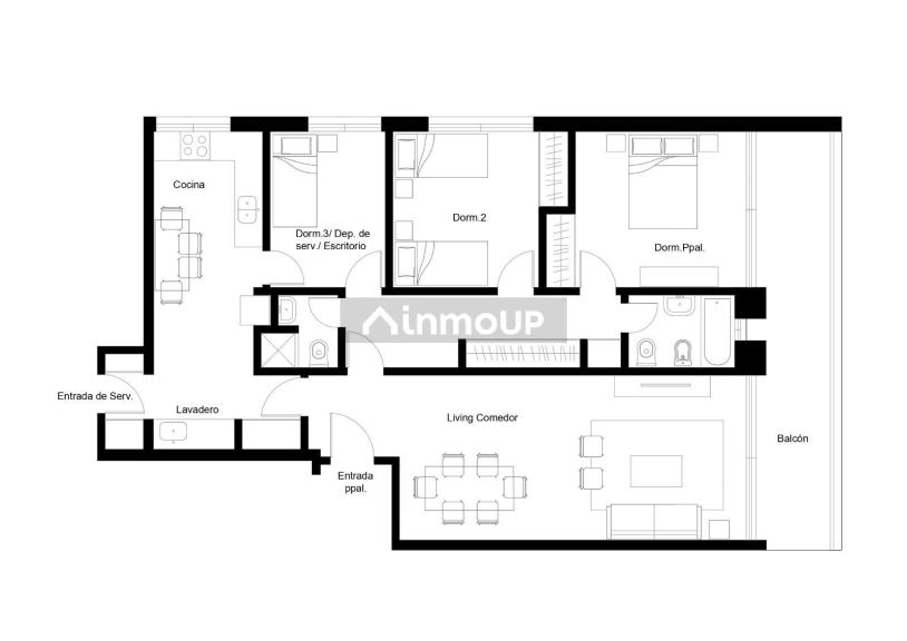 Departamento en Alquiler en Barrio Norte, Capital Federal