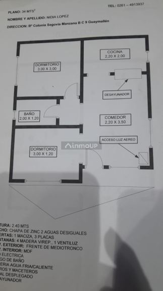 Cabaña en Venta en Lujan de Cuyo, Mendoza