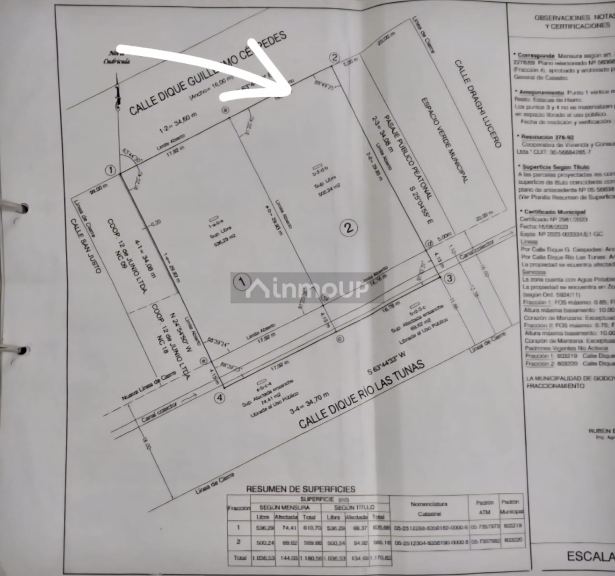 Terreno en Venta en Godoy Cruz, Mendoza