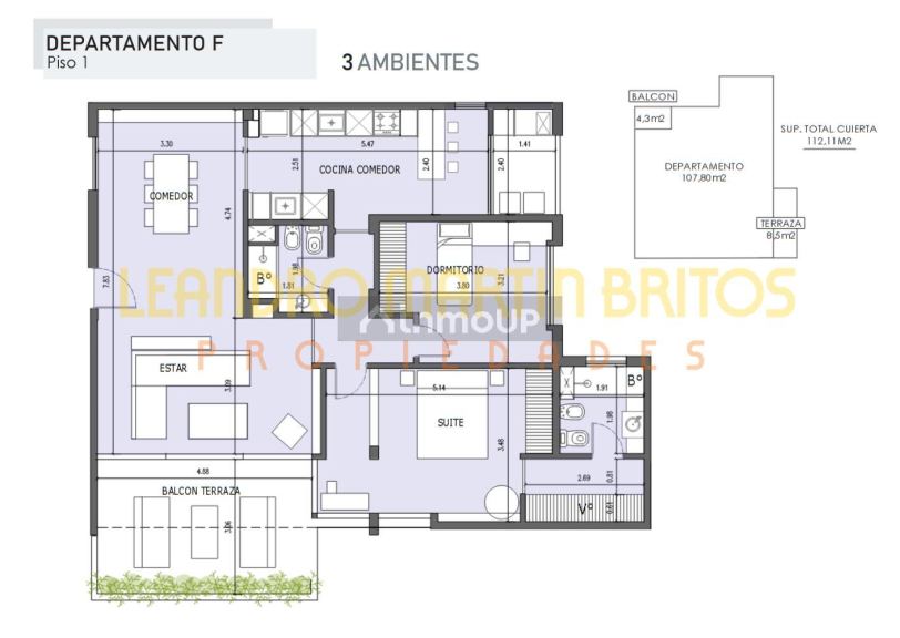 Departamento en Venta en Moron, G.B.A. Zona Oeste