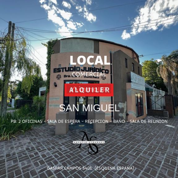 Oficina en Alquiler en San Miguel, G.B.A. Zona Norte