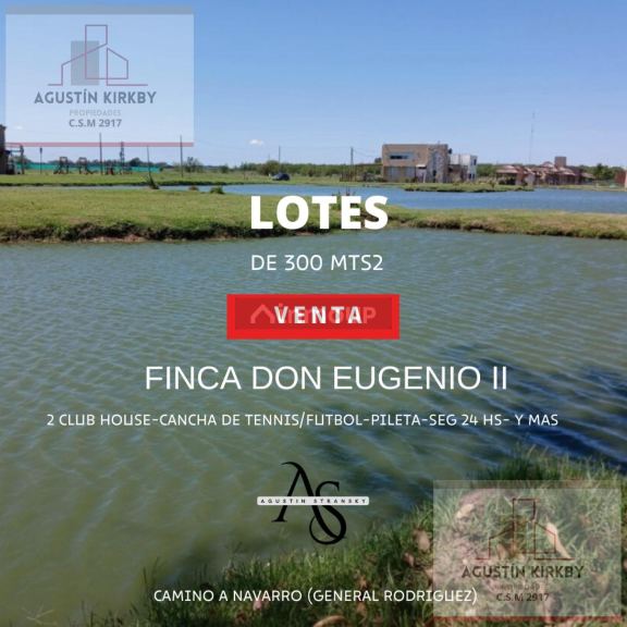 Terreno en Venta en General Rodriguez, G.B.A. Zona Oeste