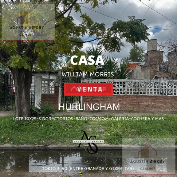 Casa en Venta en Hurlingham, G.B.A. Zona Oeste