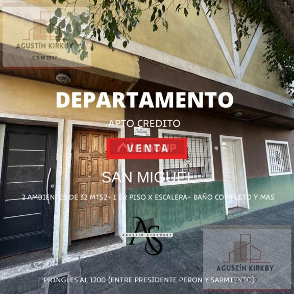 Departamento en Venta en San Miguel, G.B.A. Zona Norte