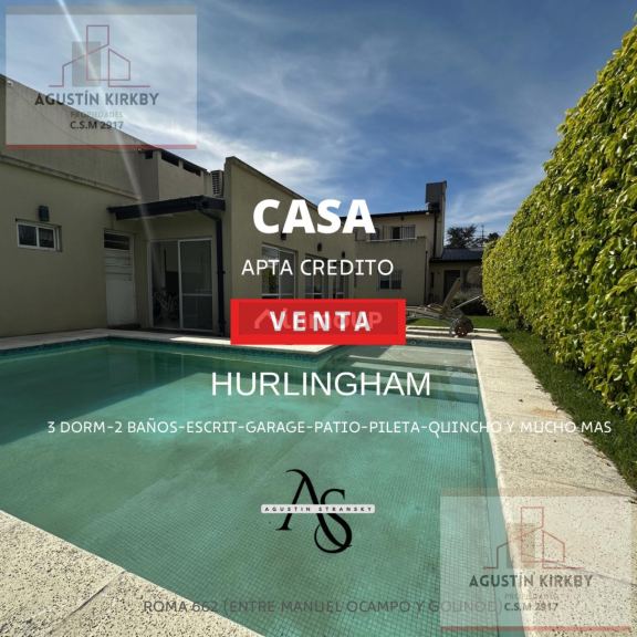 Casa en Venta en Hurlingham, G.B.A. Zona Oeste
