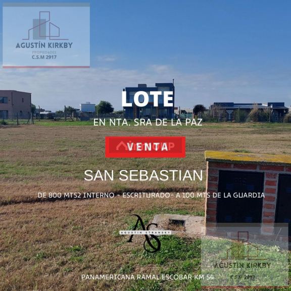 Terreno en Venta en Pilar, G.B.A. Zona Norte
