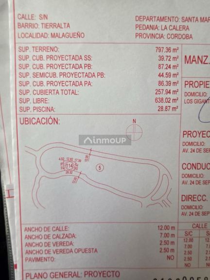 Terreno en Venta en Punilla, Cordoba