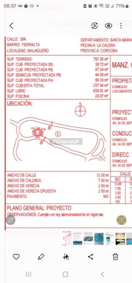 Terreno en Venta en Punilla, Cordoba