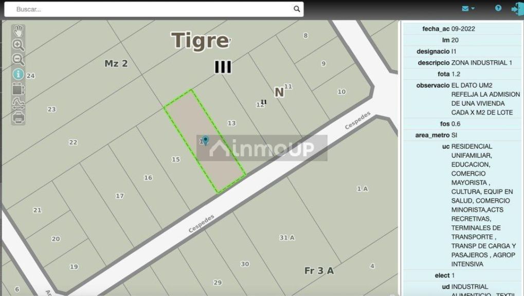 Terreno en Venta en Tigre, G.B.A. Zona Norte