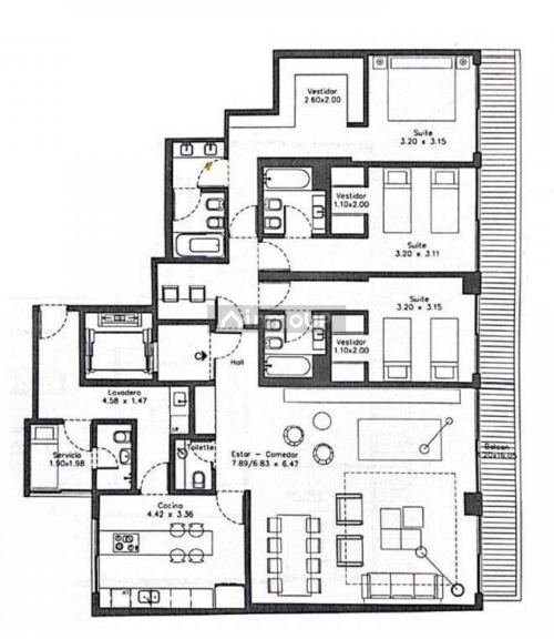 Departamento en Venta en Recoleta, Capital Federal