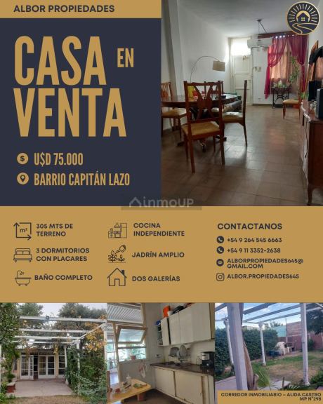 Casa en Venta en Rawson, San Juan